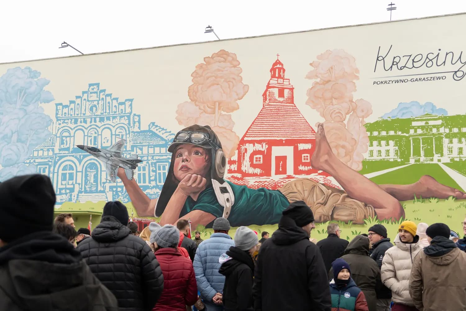 Mural Krzesiński - panorama